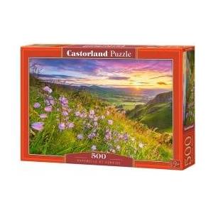  Puzzle 500 pieces B-53681 Harebells at Sunrise landscape