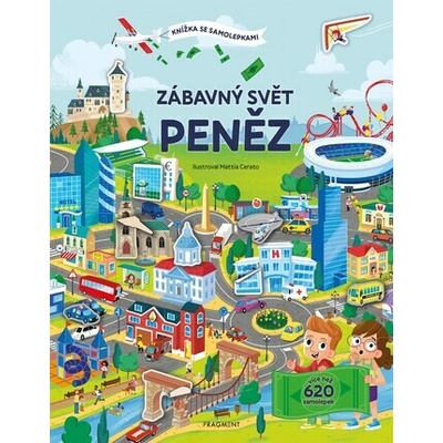 Joli Hannah knížka se samolepkami zábavný svět peněz