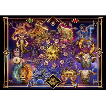 Bluebird Puzzle - Puzzle Marchetti: Zodiac Montage II - 1 000 piese