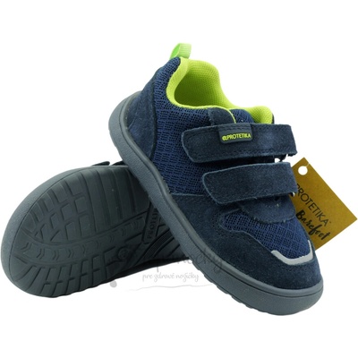 Protetika detské športové barefoot topánky Alex dark navy