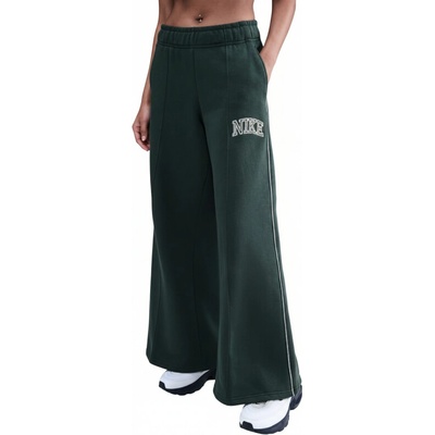 Dámske tepláky NIKE-W NSW PHNX FLC LOGO WIDE LEG SEAWEED Zelená