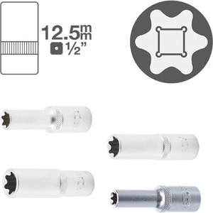 BGS technic Дълги Е-вложки на база 1/2" от 9.40лв