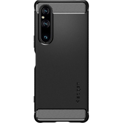 Spigen Калъф Spigen - Rugged Armor, Sony Xperia 10 V, черен (8809896745468)