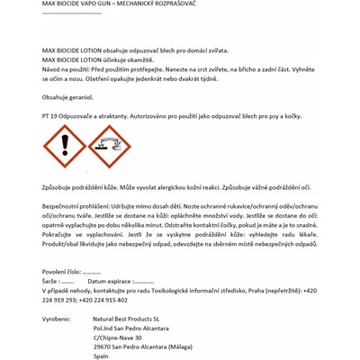 Herba Max Vapo Gun antiparazitní sprej 500 ml – Zbozi.Blesk.cz