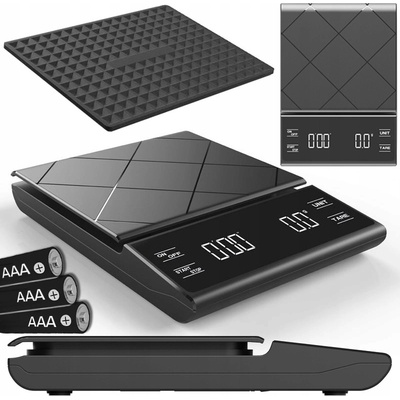 ARSA GO LCD JUBILERSKA ELEKTRONICKÁ TARA 3 kg 0,01 g čierna 3 kg