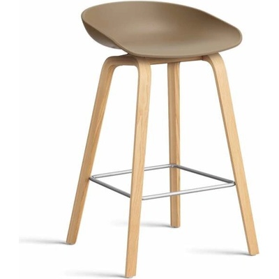 Hay AAS 32 Low lacquered oak veneer / clay