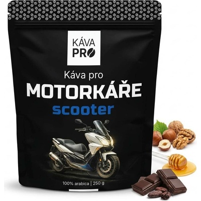 KávaPRO Káva pro motorkáře Scooter mletí moka 250 g