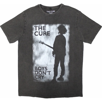 The Cure tričko Boys Don't Cry Black & White Black