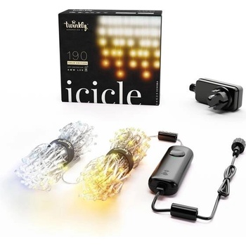 Smart LED vianočná reťaz TWINKLY Icicle TWI190GOP-TEU 5x0,6m WiFi