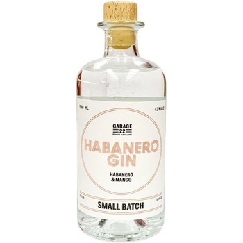 Garage 22 Gin Habanero a mango 42% 0,5 l (holá láhev)
