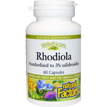 Natural Factors Rhodiola, 150 mg, 60 капсули, Natural Factors (4832 NF)