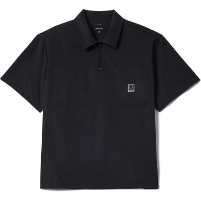 Brixton Мъжка риза с копчета Brixton Journey Lightweight S/S Woven Shirt - Black (033-3014-0111)