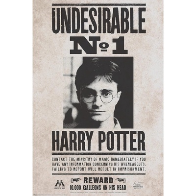 GBEye Plagát Harry Potter - Undesirable No 1