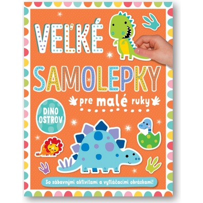 Veľké samolepky pre malé ruky Dino ostrov