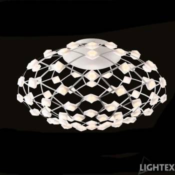 Lightex LED полилей AMORE 48W 3200K 3840lm 500x270мм бял Lightex (713RL0360001)