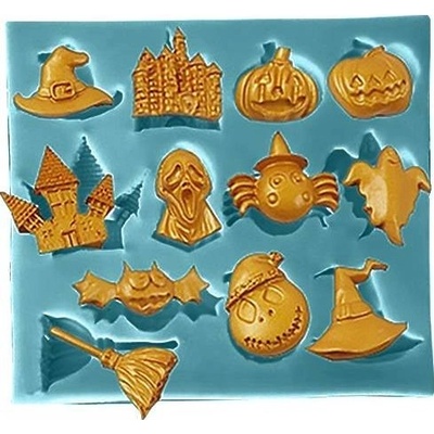 Cakesicq Silikonová formička Halloween 10x10cm – Zboží Dáma