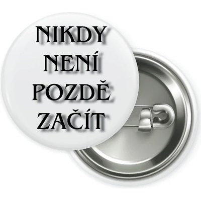 DJ Kolečko Nikdy není pozdě začít Placka 25 mm