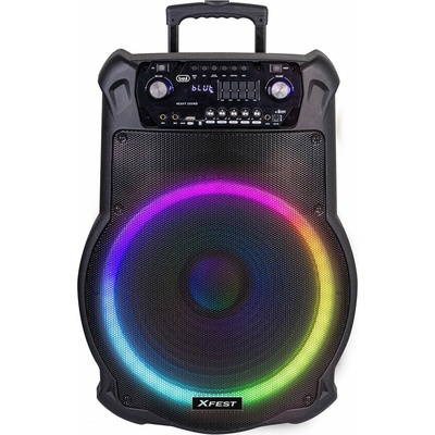 Trevi XF 1600 KB párty přenosný LED displej funkce karaoke dálkové ovládání mikrofon 200 W