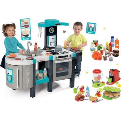 Smoby set kuchynka elektronická Tefal French Bubble a vafľovač s doplnkami 311206-15