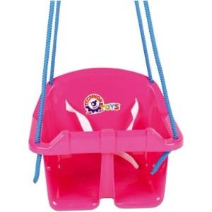 Teddies Бебешка люлка пластмаса розова товароносимост 20 кг (00880142)