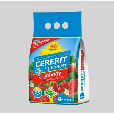 Forestina ORGAMIN Cererit s guánem a lignogumátem na jahody a jiné drobné ovoce 2,5kg