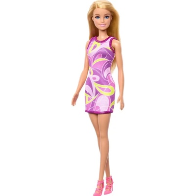 Barbie Blondýnka ve fialových šatech