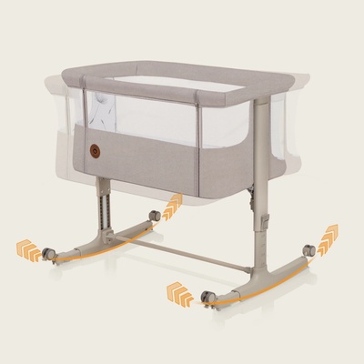 Lionelo Aurora 3v1 postýlka béžová – Zboží Dáma