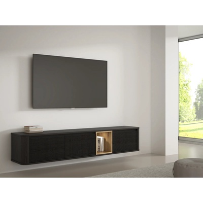 Forte ТВ шкаф two 220 см, дъб кабезон/дъб артисан, led Осветление (bthth141-q194/set)
