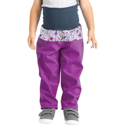 Unuo Batolecí softshellové kalhoty s fleecem Ostružinová Louka