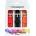 Trender Каишки Trender - Trio Bundle, 22 mm, 3 броя, червена/черна/орнажева (TR-TRIO14)