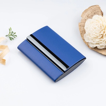 Art gift Кожен визитник - син