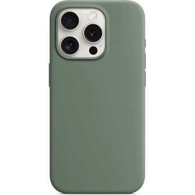 engaroGuard iPhone 15 Pro Silicone Case s MagSafe - Cypress design (zelený)