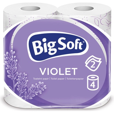 Big Soft Violet 2-vrstvý 4 ks