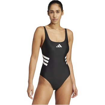 Adidas Бански костюм Adidas 3 Stripes U back swimsuit - Black (Black / White)