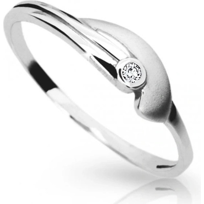 Cutie Diamonds prsteň z bieleho zlata s briliantom DZ6719 1662 10 X 2