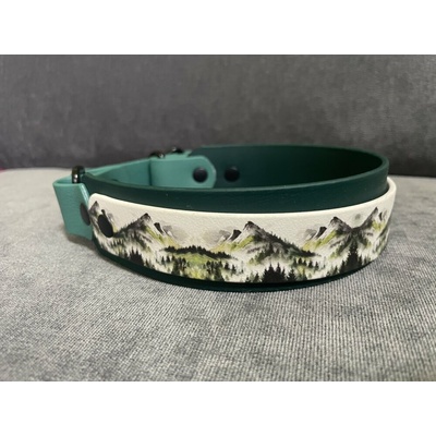Polostahovací obojek BioThane ® NATURE Ohař (obvod 42-45 cm)