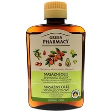 Green Pharmacy zpevňující tělový a masážní olej 200 ml