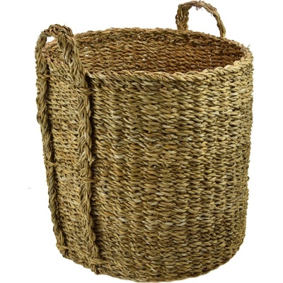 Vingo Velký úložný koš z mořské trávy průměr 50 cm v. 48