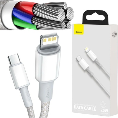 Baseus CATLGD-02 USB-C (M) - Lightning (M), 1m, bílý
