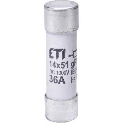 ETI Valcová poistka špeciálna CH14x51 36A gPv 1000V DC 10kA