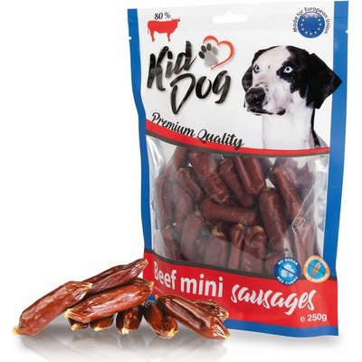 KidDog Hovězí mini klobásky 250 g