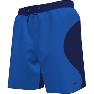 Nike Swim Zip Color Block Nike Swim Mens 7 Fully Lined Volley Short - Blue Crystal