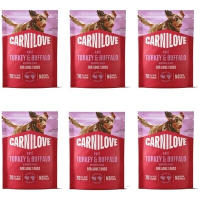 Carnilove Dog Pouch Turkey and Buffalo 6 x 300 g