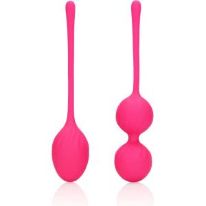 Shots Toys Loveline - вагинални топчета Кегел комплект - 2 части - розови