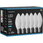 Mexen Nova 6x LED крушка E14, C37, 8W, Студена - 6500K, 840 lm - L102-E14-0865-01x06 (L102-E14-0865-01x06)