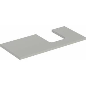 Geberit Плот за мивка Geberit One с десен изрез 105 см, матово сиво (505.314.00.7)
