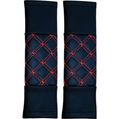 PREXIM Ochranný potah na bezpečnostní pás červené prošití – Hledejceny.cz