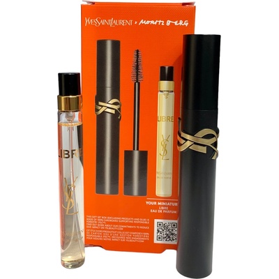 Yves Saint Laurent Lash Clash 01 Black riasenka pre extra objem 9 ml + Libre EDP 10 ml kozmetická sada