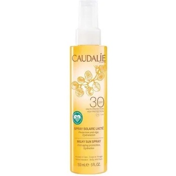 Caudalie Слънцезащитен лосион спрей за лице и тяло, с грозде , Caudalie Milky Sun Spray SPF30 150ml