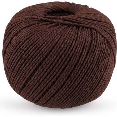 Bavlněná příze macrame Ø2 mm rozčesávací Varianta: 15 hnědá, Balení: 1 ks 59025/151191/272323
